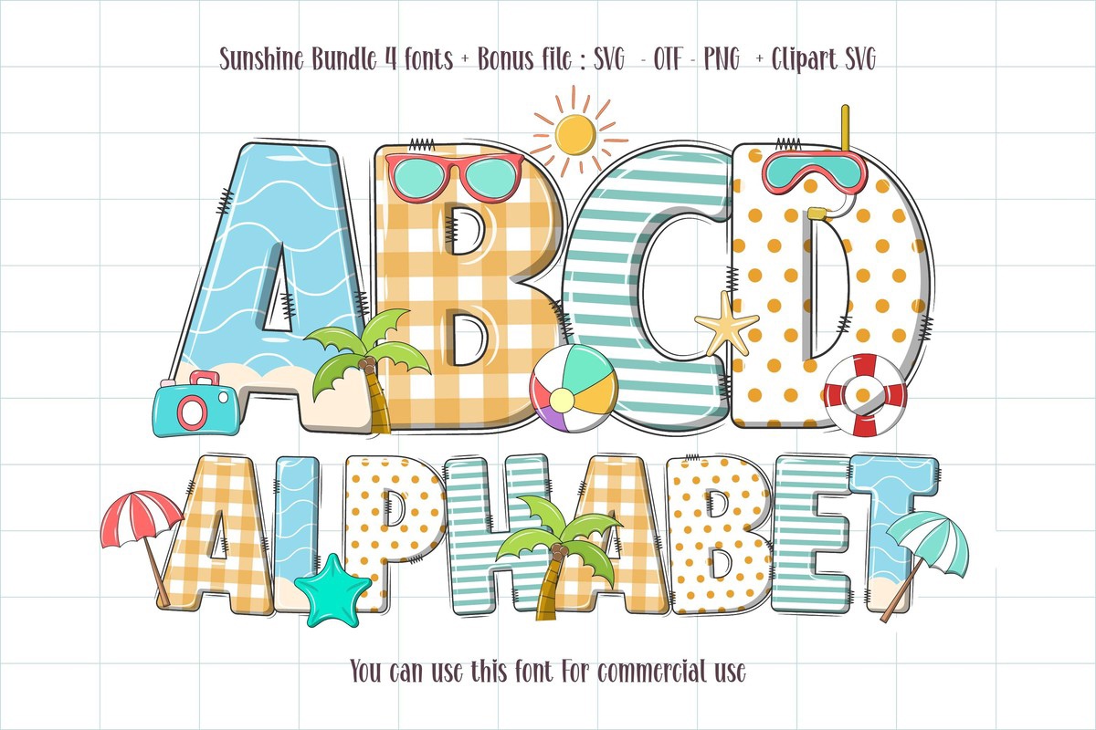 Sunshine Font preview